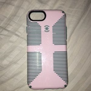 blue & pink speck case